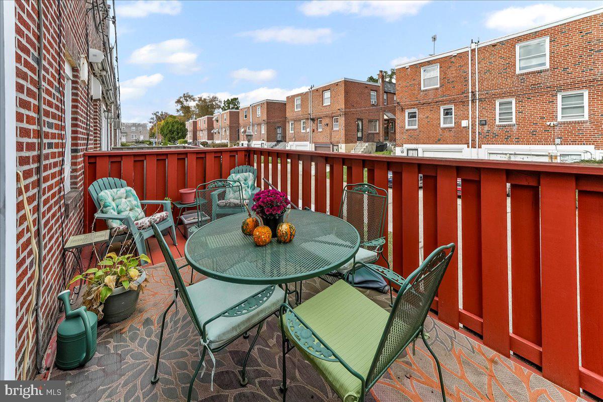 8309 Lynnewood Road Philadelphia, PA 19150 - Photo 11 of 28 a view of a chairs and table in the balcony