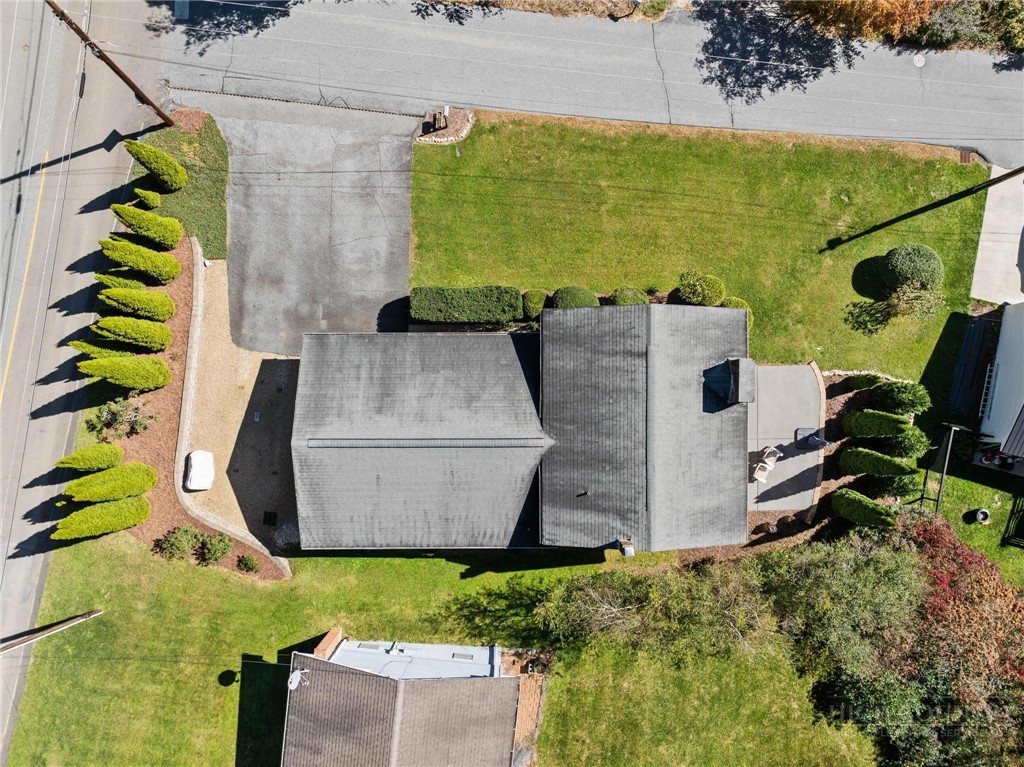 112 Chandy Street Boone, NC 28607 - Photo 45 of 50 an aerial view of a house with a swimming pool