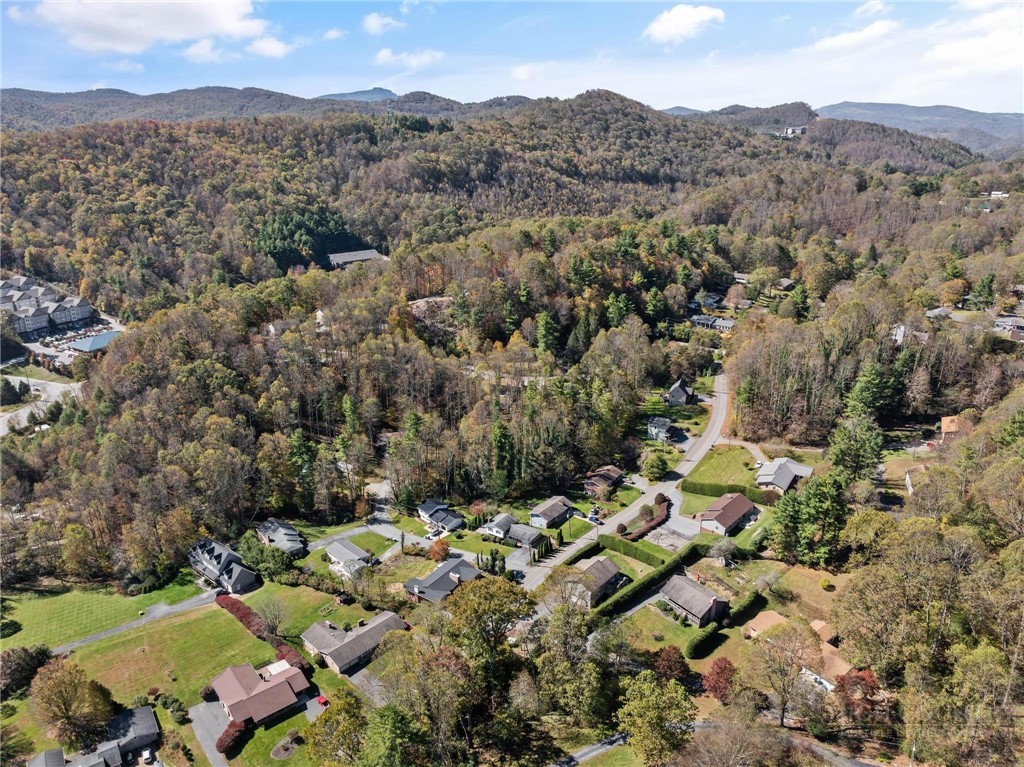 112 Chandy Street Boone, NC 28607 - Photo 49 of 50 an aerial view of a houses with a lush green hillside
