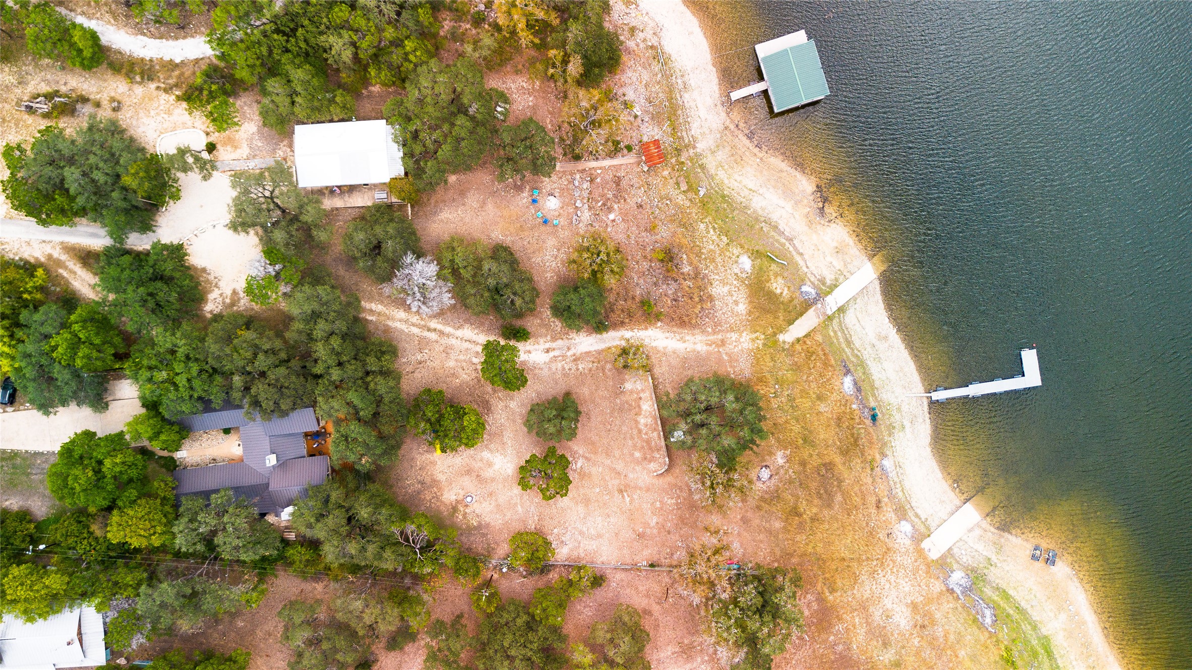 11104 Beach Road Leander, TX 78641 - Photo 20 of 21 Drone / aerial view of a nearby body of water