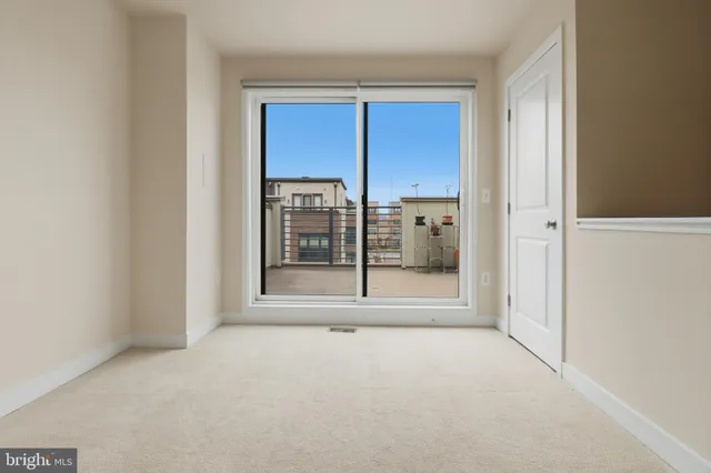 a view of an empty room