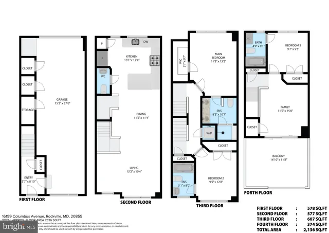 $655,000 | 16199 Columbus Avenue, Rockville, MD 20855