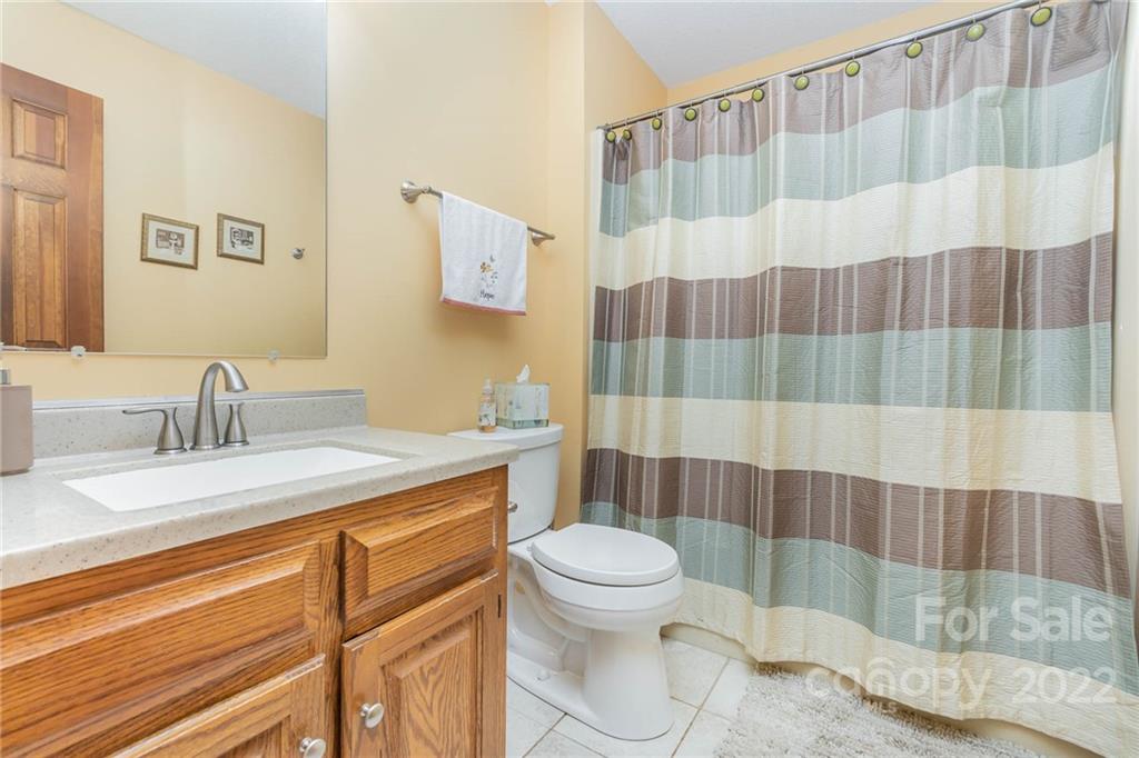 4414 Hunter Rhyne Road Lincolnton, NC 28092 - Photo 29 of 35 a bathroom with a sink a toilet and shower