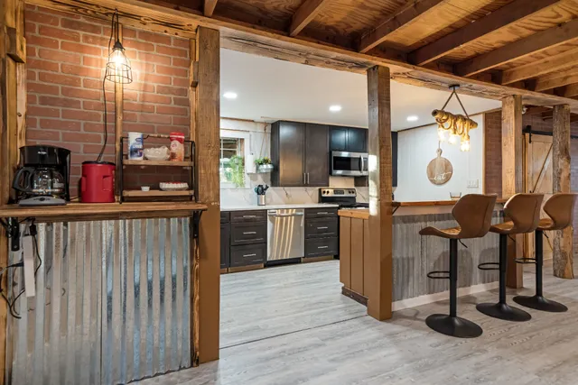 a view of play room with gym equipment