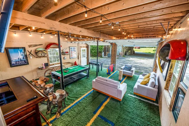 a view of painting on the wall