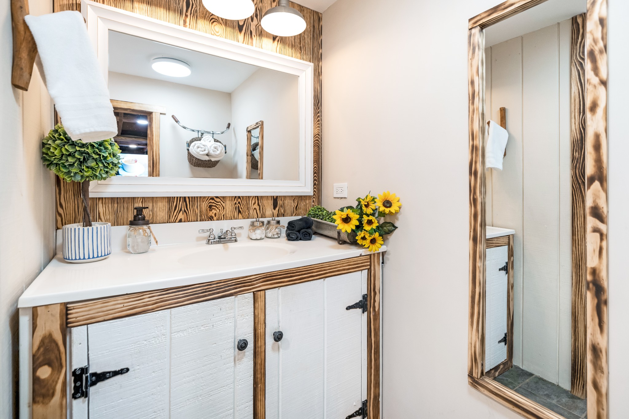 1323 Mt Zion Road Ashland City, TN 37015 - Photo 63 of 81 a bathroom with a sink and a mirror