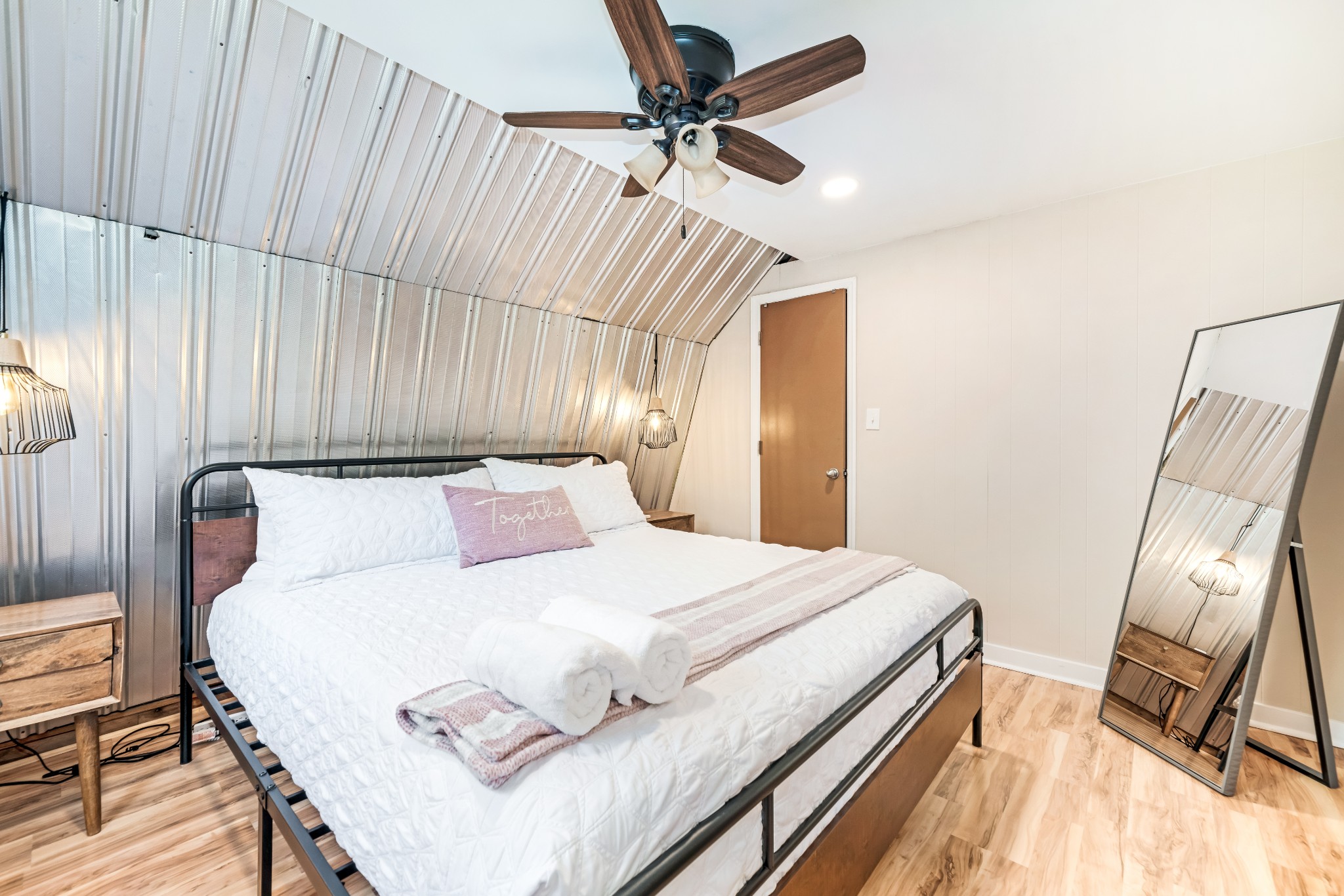 1323 Mt Zion Road Ashland City, TN 37015 - Photo 65 of 81 a bedroom with a bed and a mirror