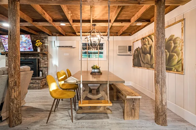 a kitchen with sink cabinets and refrigerator