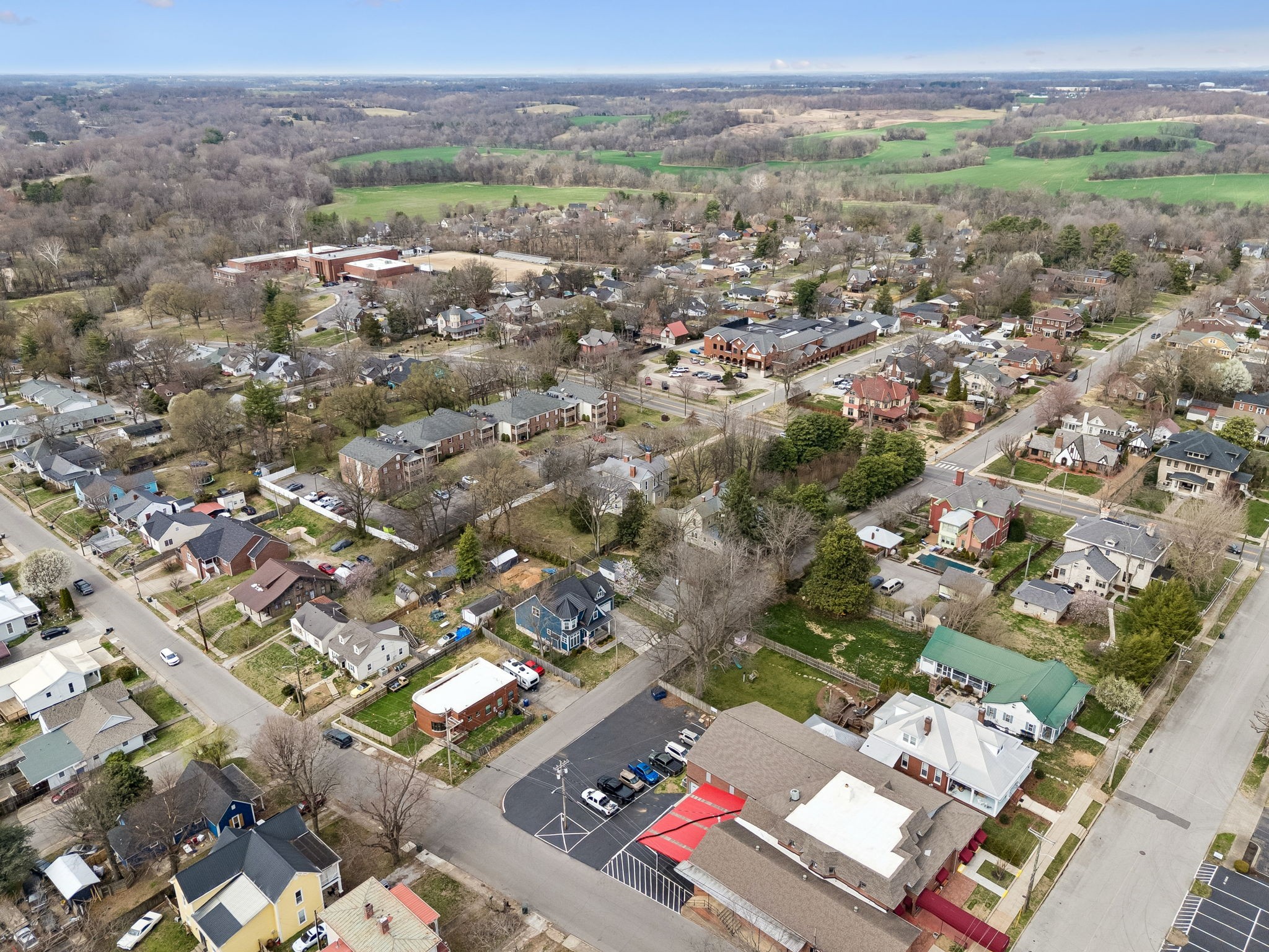 504 5th Avenue West Springfield, TN 37172 - Photo 55 of 57 an aerial view of residential houses with outdoor space