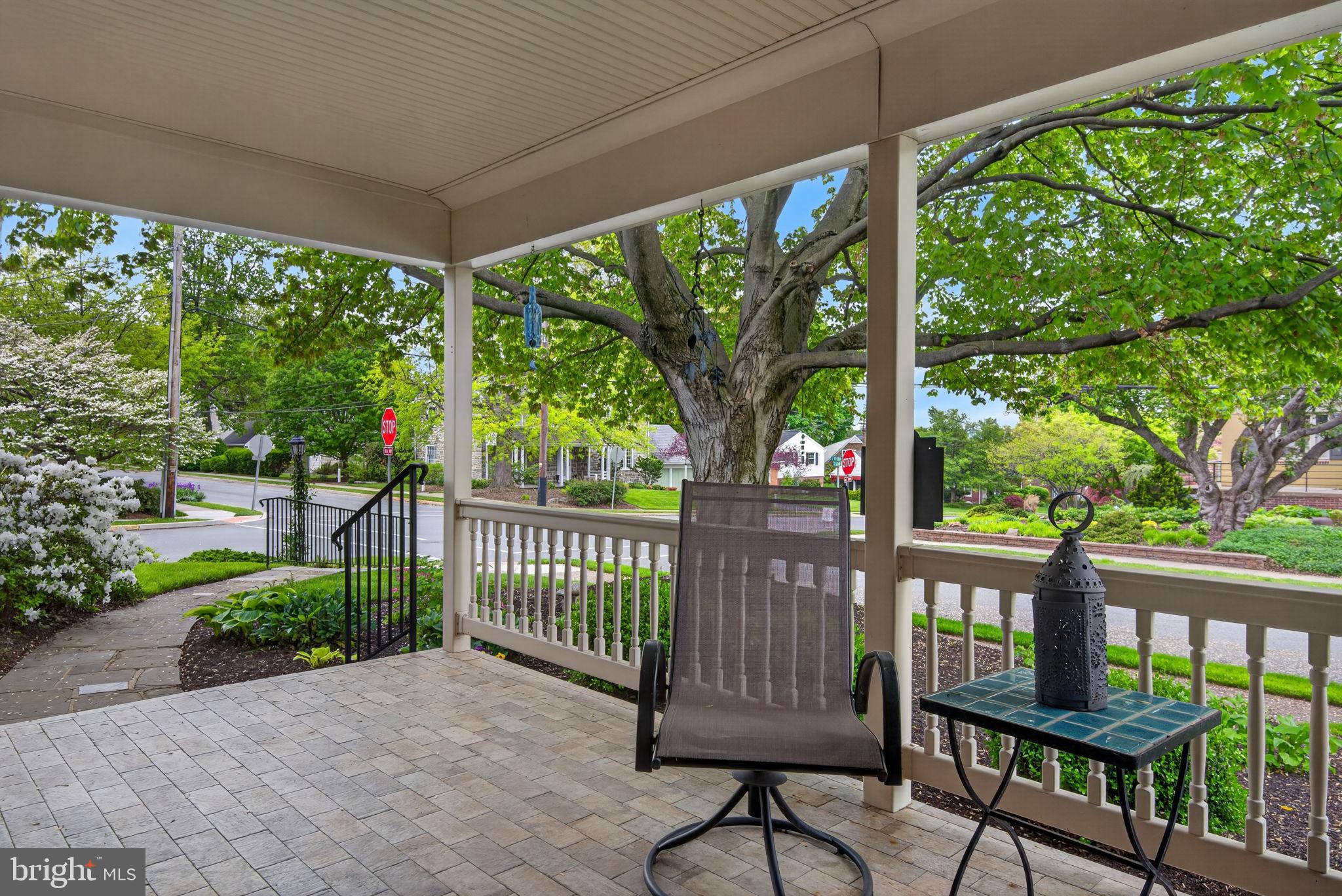 102 East Third Avenue Lititz, PA 17543 - Photo 5 of 45 a view of a porch with a table and chairs