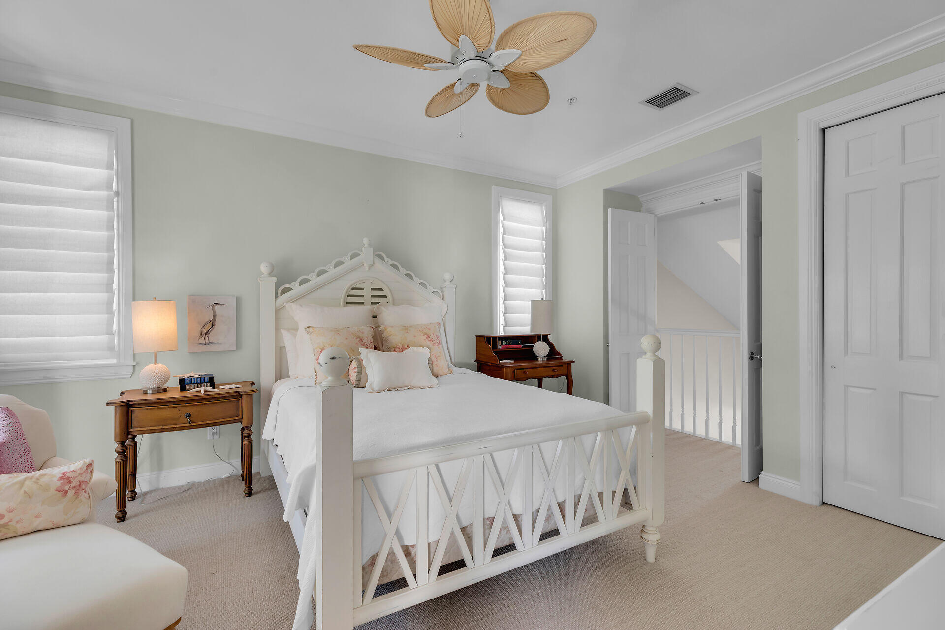 5 Sunset Key Drive Key West, FL 33040 - Photo 30 of 47 a bedroom with a bed and a chandelier