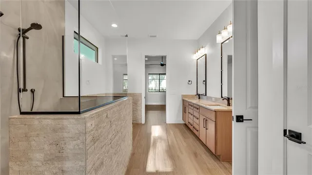 wooden floor in an empty room