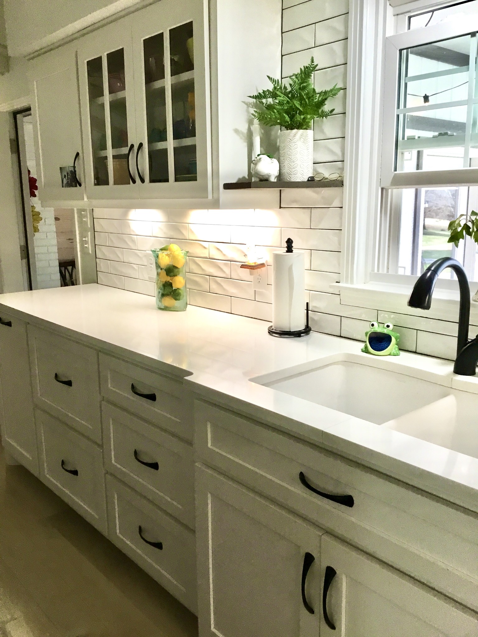 401 Bumpas Road Lawrenceburg, TN 38464 - Photo 20 of 58 a bathroom with a granite countertop sink and a large mirror