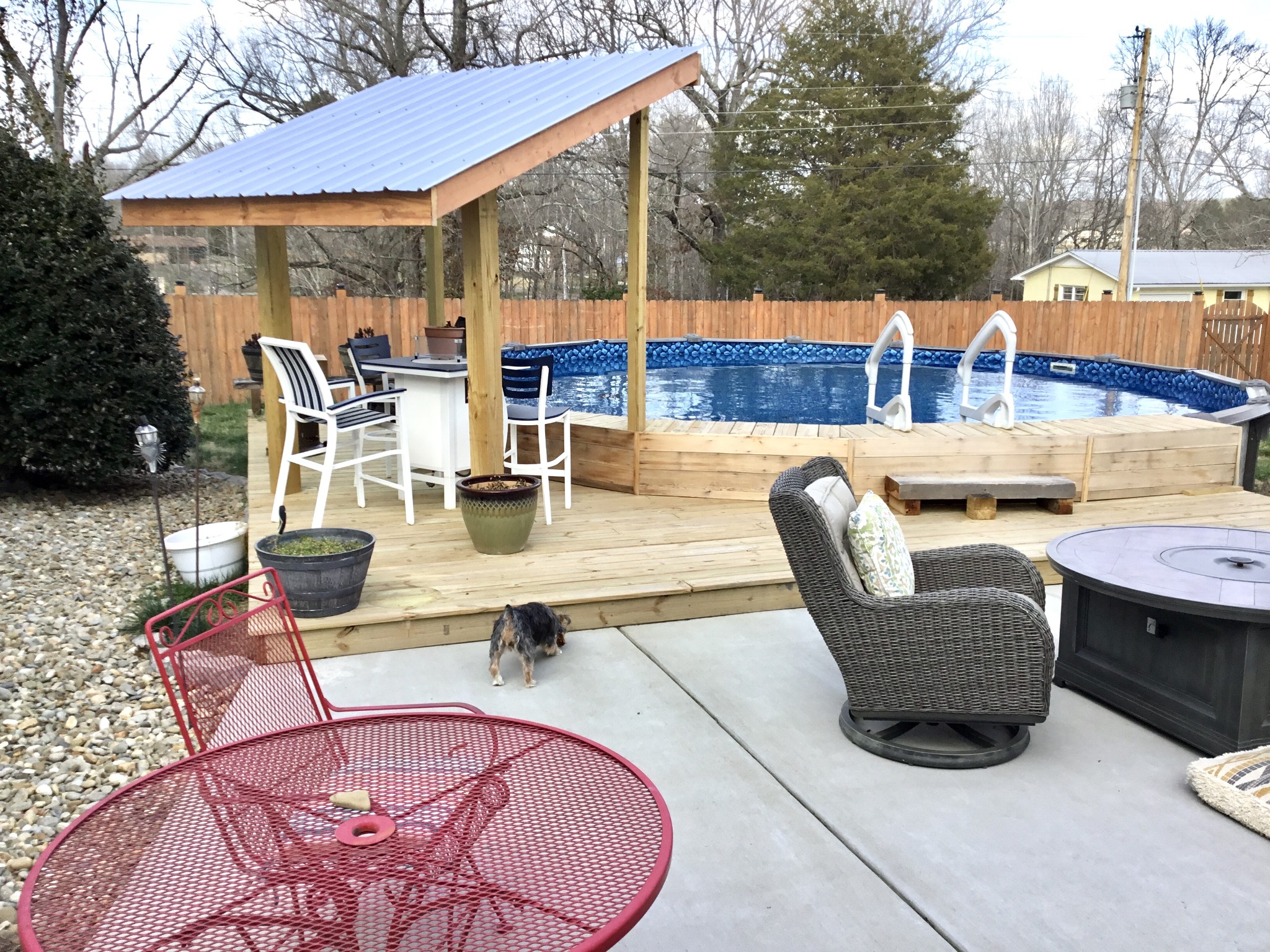 401 Bumpas Road Lawrenceburg, TN 38464 - Photo 51 of 58 a view of an outdoor dining space with a patio