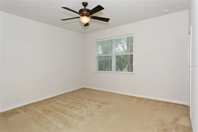 a view of small space with racks on the wall