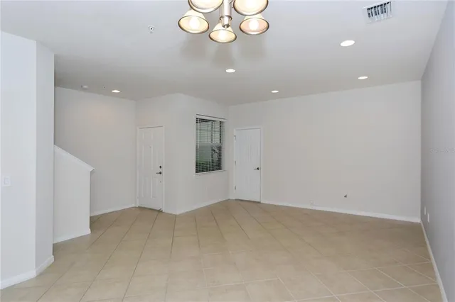 a view of empty room