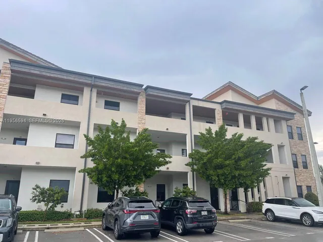 a car parked in front of a building
