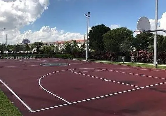 a view of a tennis court