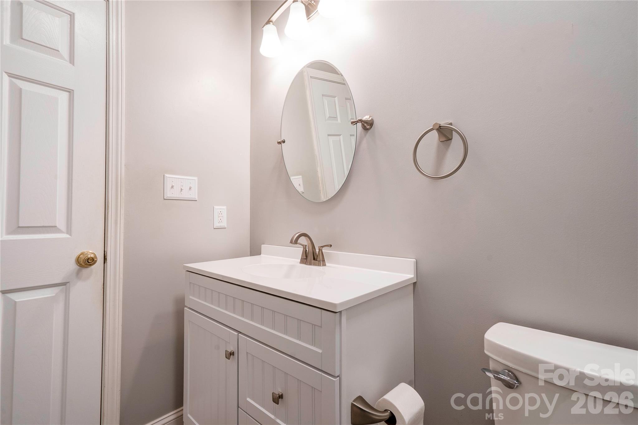 150 Columns Circle Shelby, NC 28150 - Photo 33 of 42 a bathroom with a sink a toilet and a mirror