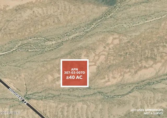 $195,000 | 160-acres North 160-acres N 74th Street, Bouse, AZ 85325