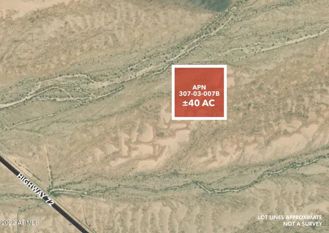 $195,000 | 160-acres North 160-acres N 74th Street, Bouse, AZ 85325