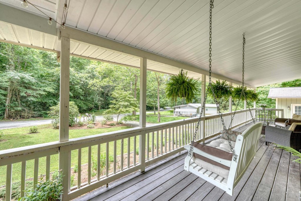 14 Priscilla Lane Murphy, NC 28906 - Photo 22 of 42 a view of a balcony with wooden floor