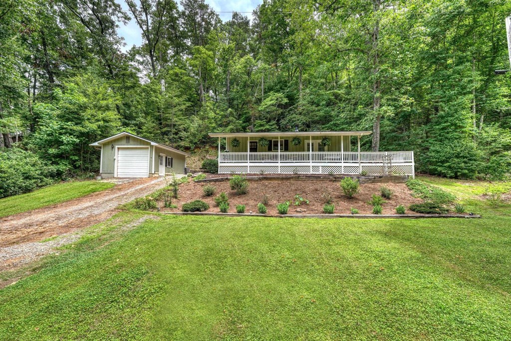 14 Priscilla Lane Murphy, NC 28906 - Photo 33 of 42 a view of a house with a yard and sitting area