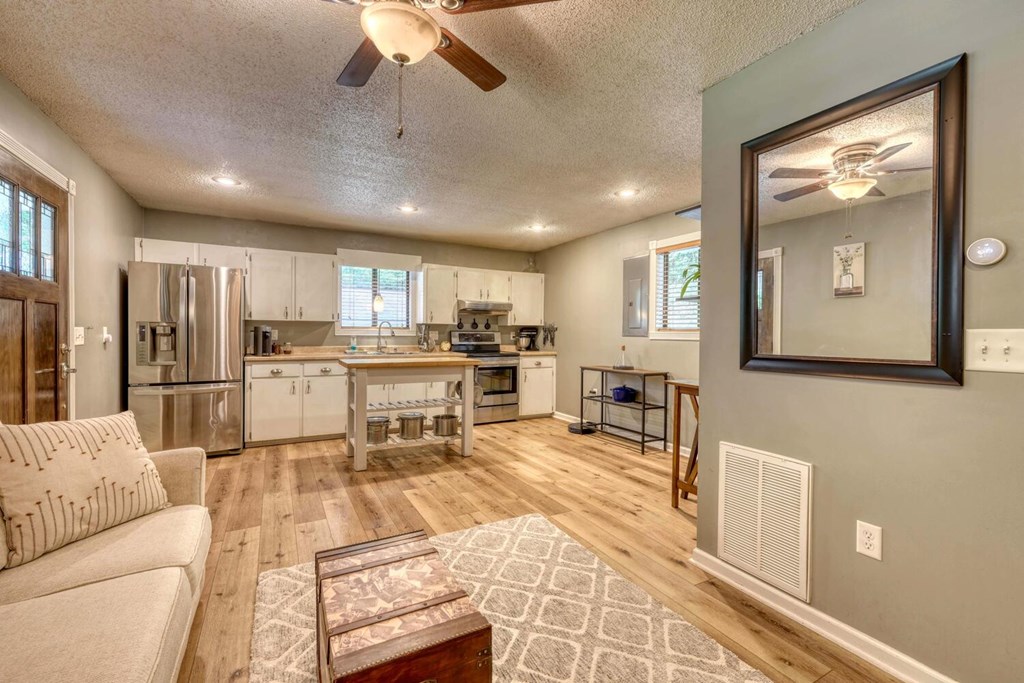 14 Priscilla Lane Murphy, NC 28906 - Photo 10 of 42 a living room with stainless steel appliances kitchen island granite countertop furniture and a view of kitchen