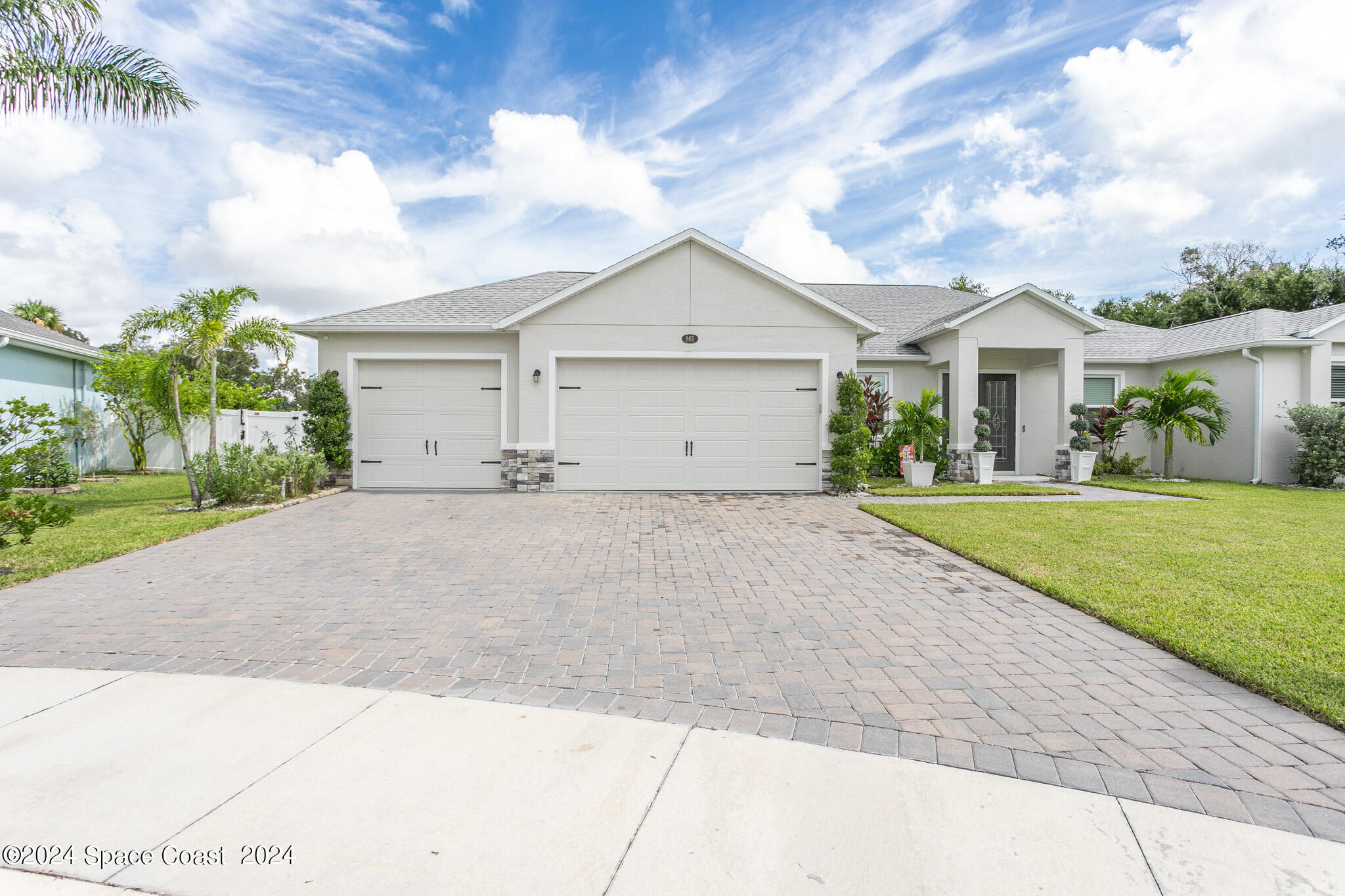 865 Hawks Ridge Court Northeast Palm Bay, FL 32905 - Photo 41 of 47 a view of house with a outdoor space