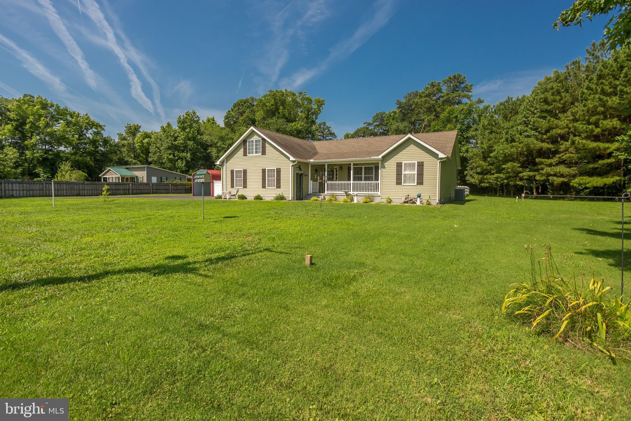 Home is on 1.5 acres