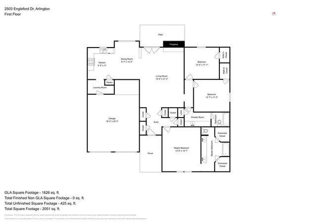 $2,025 | 2503 Engleford Drive, Arlington, TX 76015