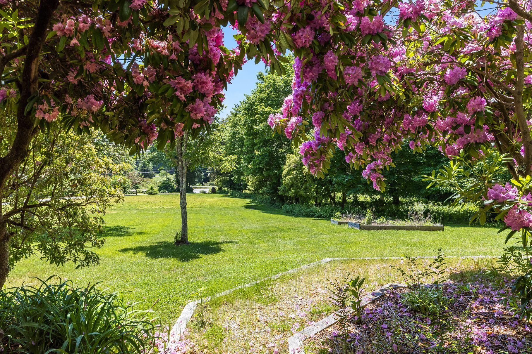 165 Woods Hole Road Falmouth, MA 02540 - Photo 24 of 35 a view of yard with swimming pool and green space