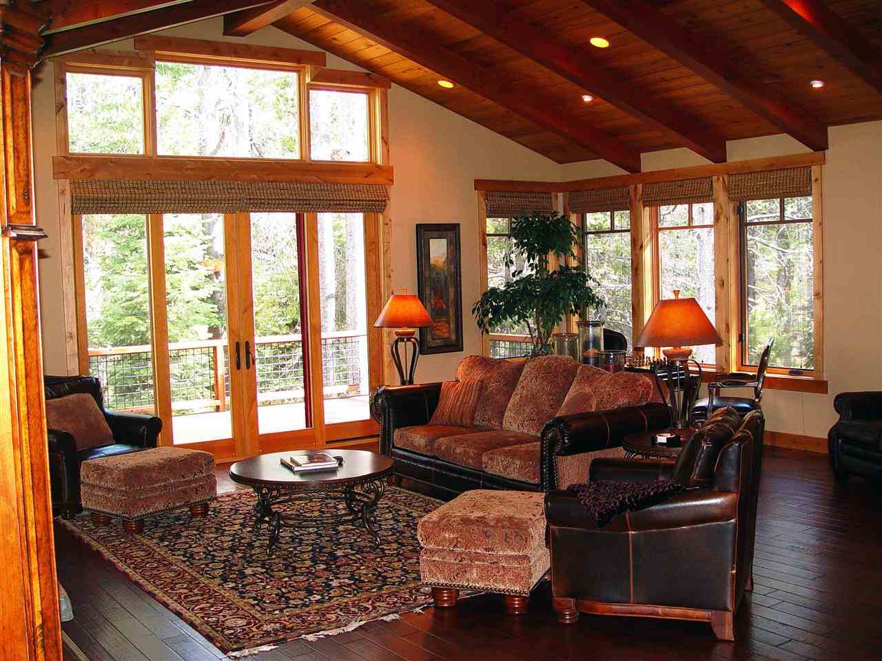 11563 Sun Valley Road Truckee, CA 96161 - Photo 7 of 14 a living room with furniture and floor to ceiling windows