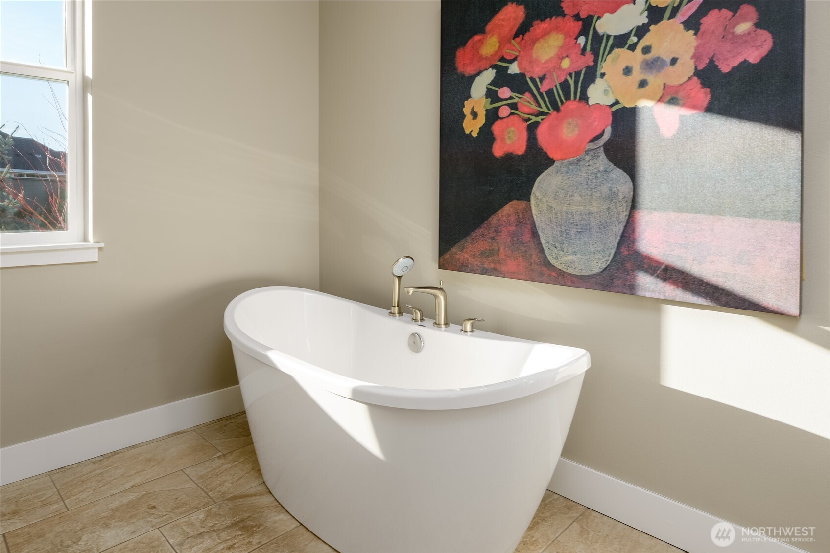 621 Jones Farm Road Sequim, WA 98382 - Photo 28 of 40 a white bath tub sitting next to a white sink