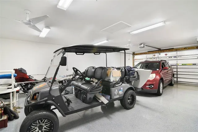 a view of car garage