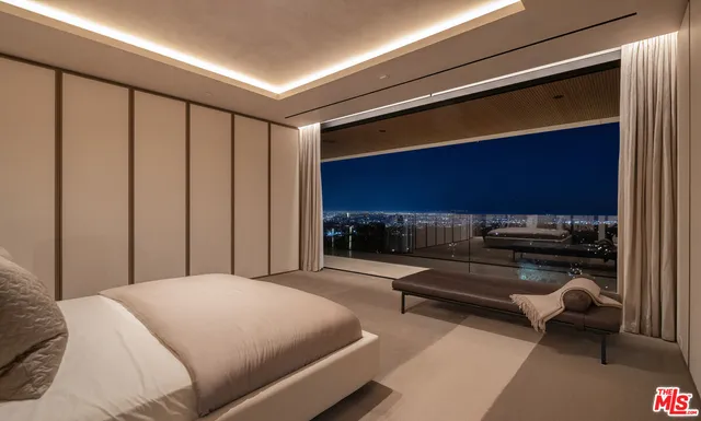 a view of a balcony with an outdoor space