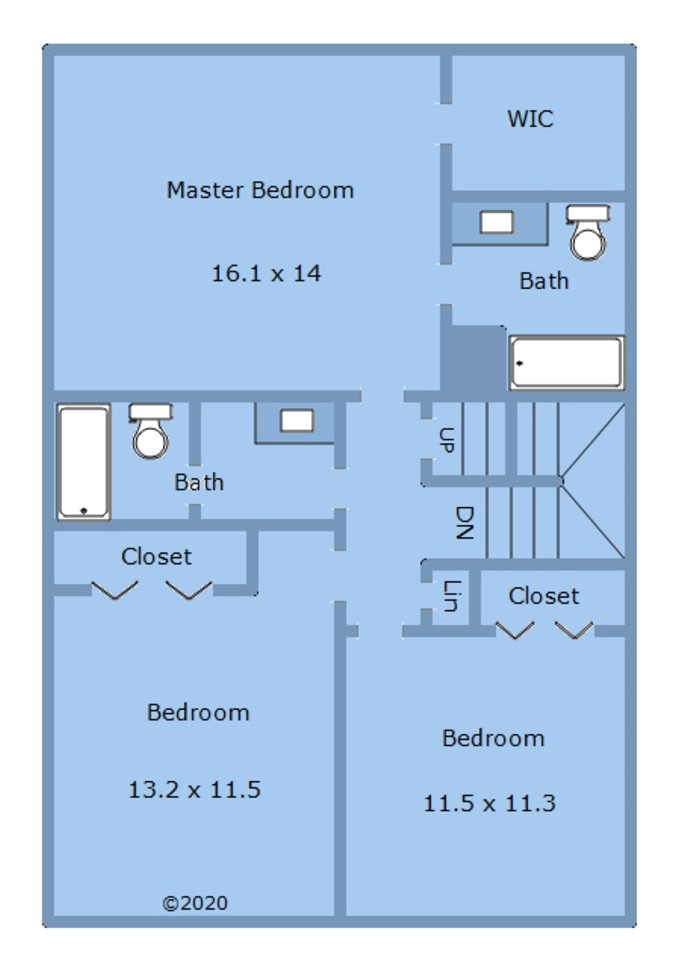 552 Weathergreen Drive Raleigh, NC 27615 - Photo 26 of 26 2nd Floor Plan