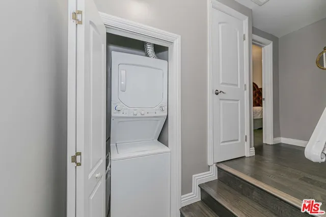 a view of storage and utility room in empty room