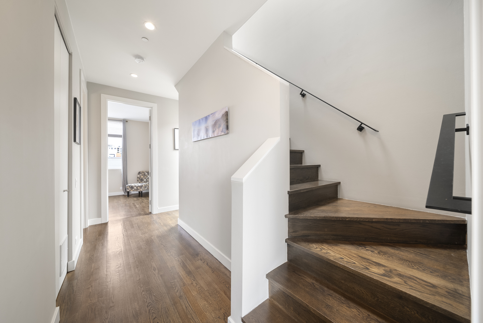 448 West Oak Street Chicago, IL 60610 - Photo 15 of 28 a view of entryway and hall with wooden floor