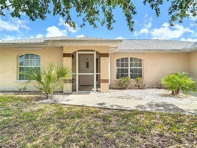 a view of front door