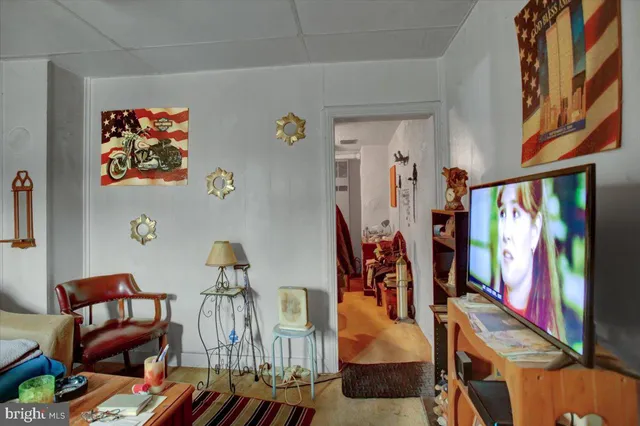 a view of gym equipment and children play room