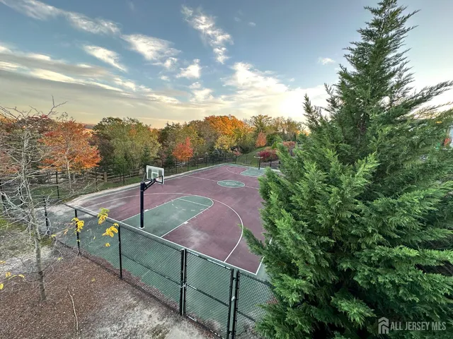 a view of yard with large building