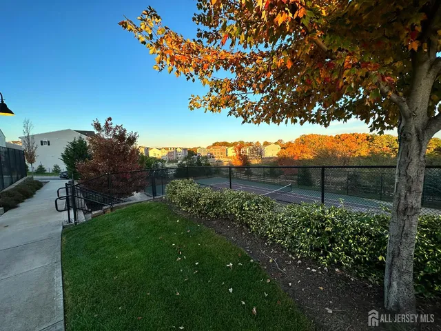a view of a yard and entertaining space