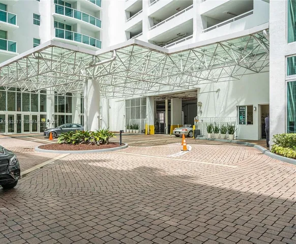 a view of a city with tall buildings