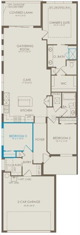 6300 Dew Drop Loop St. Cloud, FL 34771 - Photo 2 of 29 a black and white photo of a white kitchen