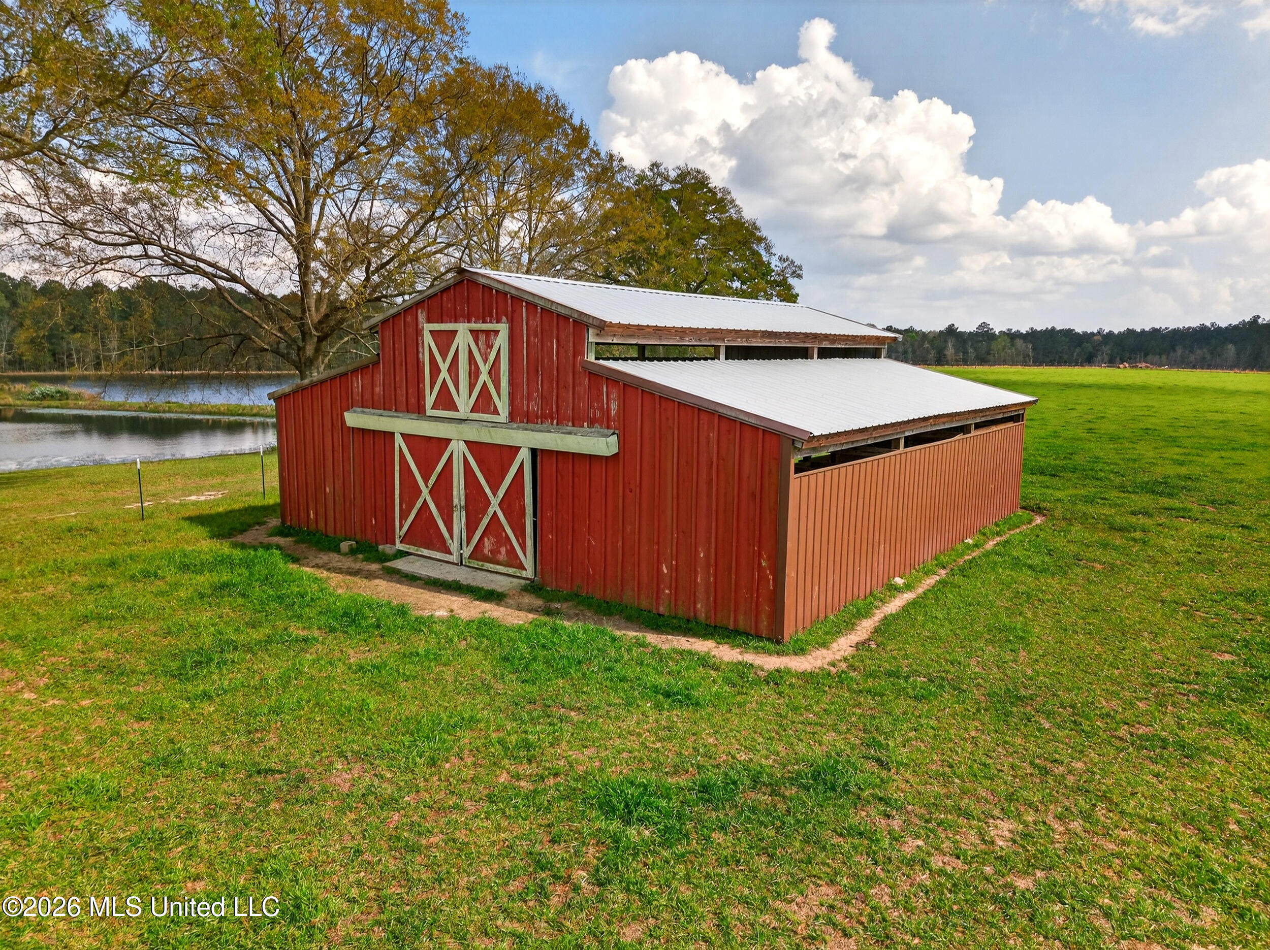 554 Homer Ladner Road Poplarville, MS 39470 - Photo 39 of 68 39_aerial 8 barn