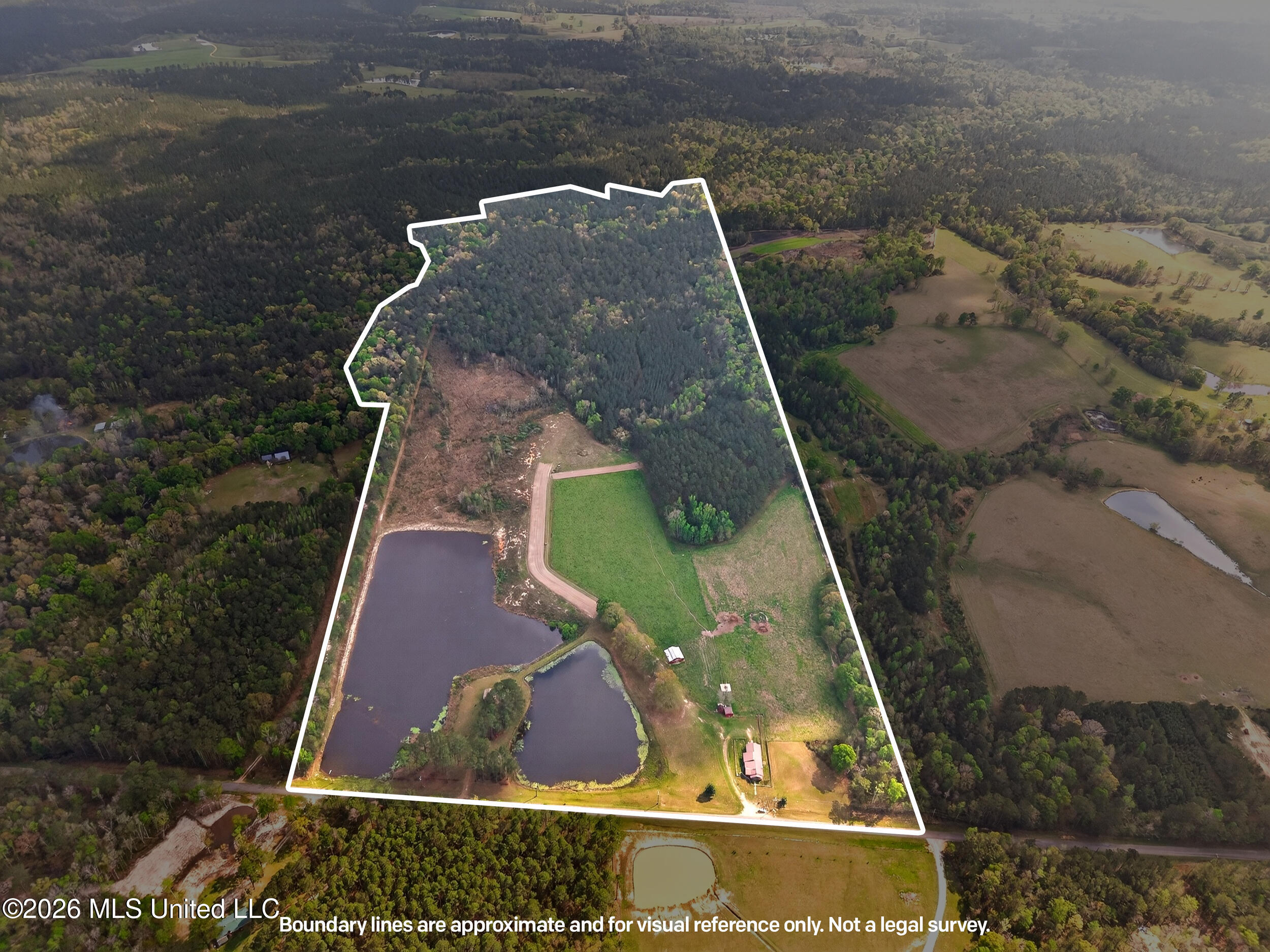 554 Homer Ladner Road Poplarville, MS 39470 - Photo 60 of 68 60_aerial property 1.2
