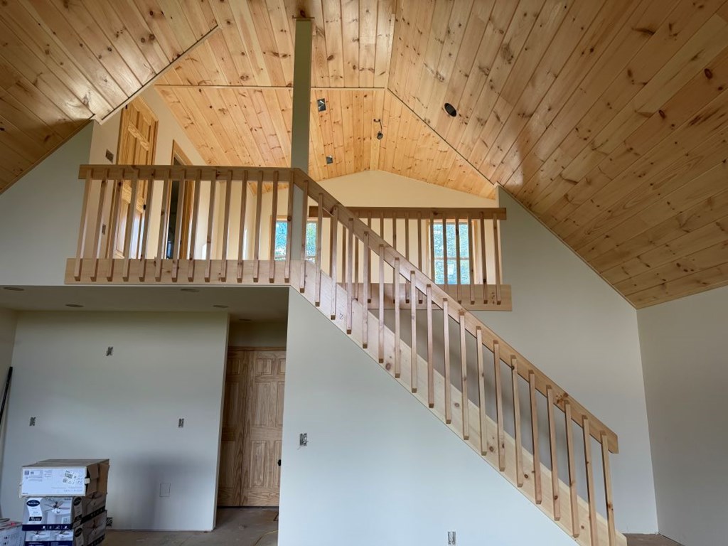 821 Point Overlook Trail Murphy, NC 28906 - Photo 6 of 6 a view of staircase with railing and stairs