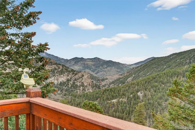 a view of a lake from a balcony