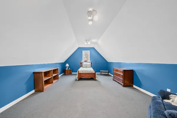 a room with furniture